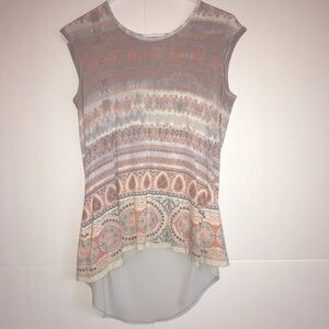 Rose + Olive sleeveless top